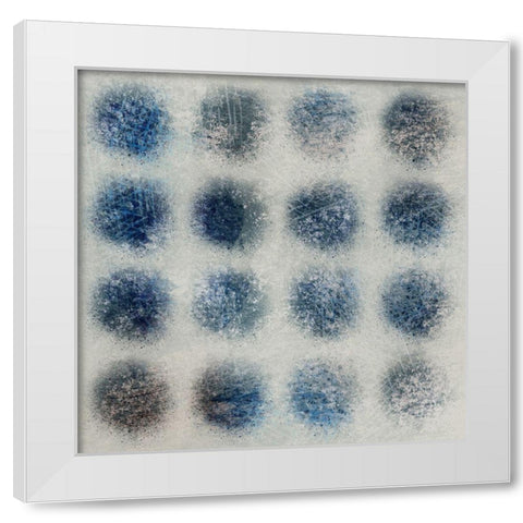 Arranged Droplets White Modern Wood Framed Art Print by Prime, Marcus