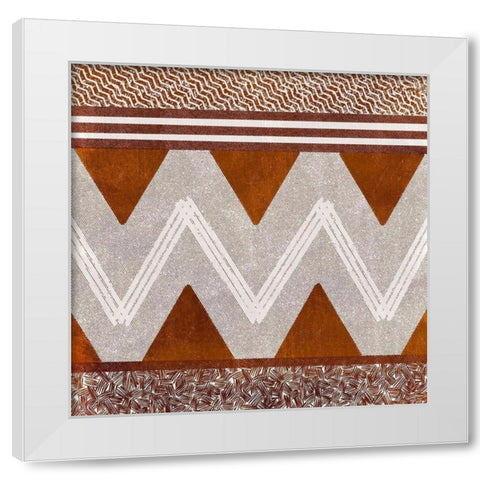 Boho Supreme White Modern Wood Framed Art Print by Prime, Marcus