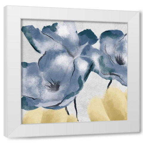 Winded Bloom 2 White Modern Wood Framed Art Print by Prime, Marcus