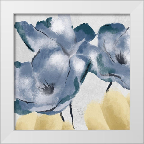 Winded Bloom 2 White Modern Wood Framed Art Print by Prime, Marcus