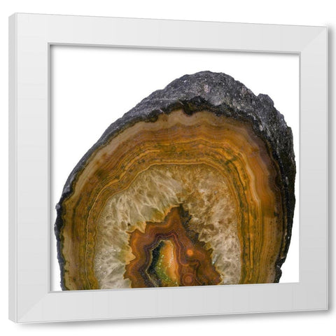 Bright Geode 1 White Modern Wood Framed Art Print by Prime, Marcus