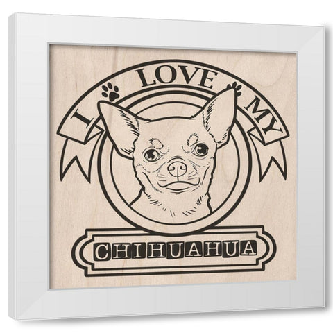Pet Love 1 White Modern Wood Framed Art Print by Prime, Marcus
