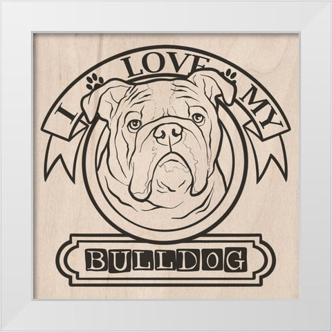Pet Love 2 White Modern Wood Framed Art Print by Prime, Marcus