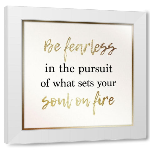 Soul On Fire 1 White Modern Wood Framed Art Print by Prime, Marcus
