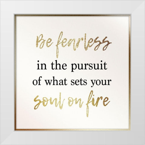 Soul On Fire 1 White Modern Wood Framed Art Print by Prime, Marcus