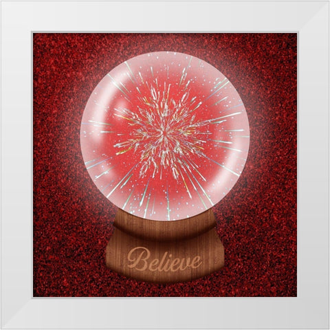Winter Belief 1 White Modern Wood Framed Art Print by Prime, Marcus