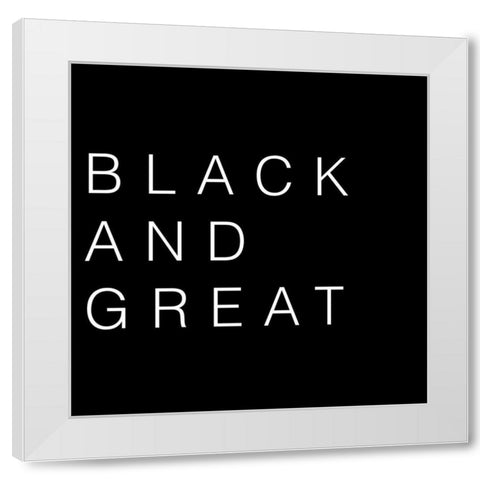 Black And Great White Modern Wood Framed Art Print by Prime, Marcus