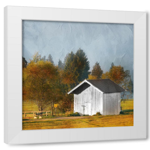 Relaxing Getaway White Modern Wood Framed Art Print by Prime, Marcus