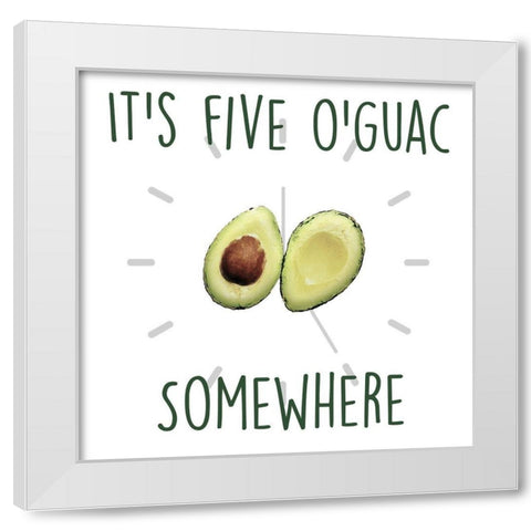 Five Oguac White Modern Wood Framed Art Print by Prime, Marcus