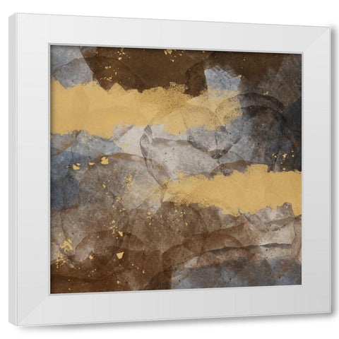Sustained Emotions White Modern Wood Framed Art Print by Prime, Marcus