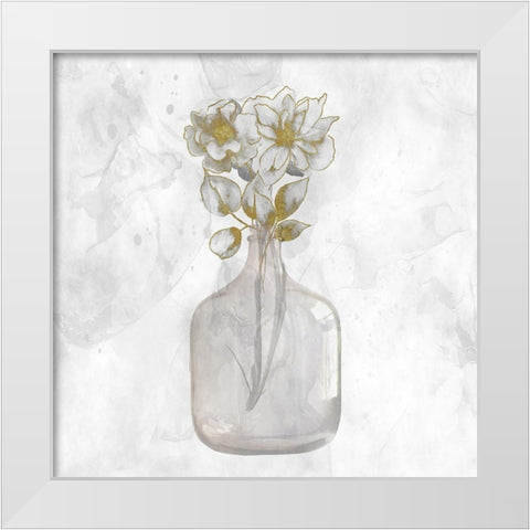 Glorious Bouquet 1 White Modern Wood Framed Art Print by Prime, Marcus