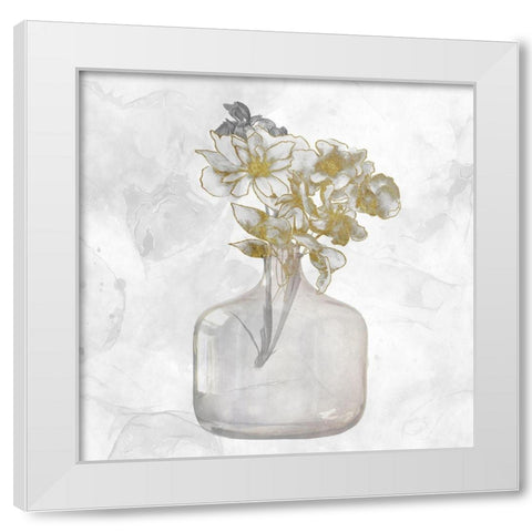 Glorious Bouquet 2 White Modern Wood Framed Art Print by Prime, Marcus