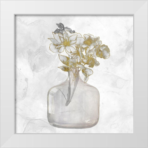 Glorious Bouquet 2 White Modern Wood Framed Art Print by Prime, Marcus