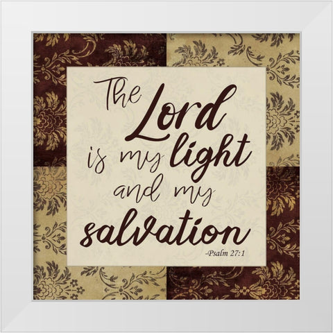 My Salvation White Modern Wood Framed Art Print by Prime, Marcus