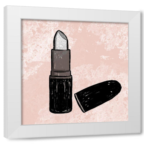 Glitter Fashion 2 White Modern Wood Framed Art Print by Prime, Marcus