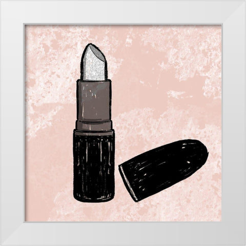 Glitter Fashion 2 White Modern Wood Framed Art Print by Prime, Marcus