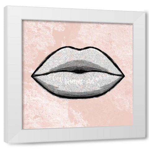 Glitter Fashion 3 White Modern Wood Framed Art Print by Prime, Marcus