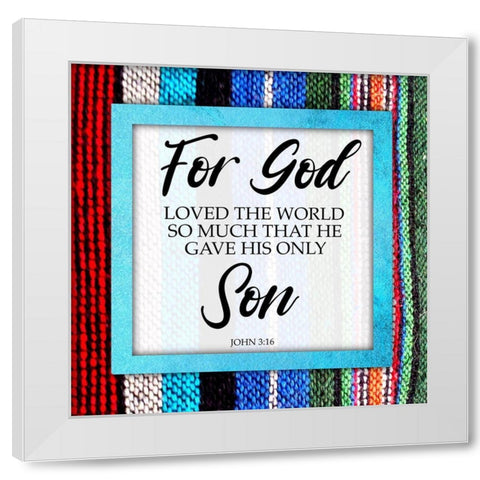 His Only Son White Modern Wood Framed Art Print by Prime, Marcus