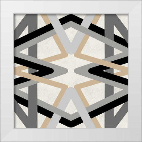 Desert Textile 2 White Modern Wood Framed Art Print by Prime, Marcus