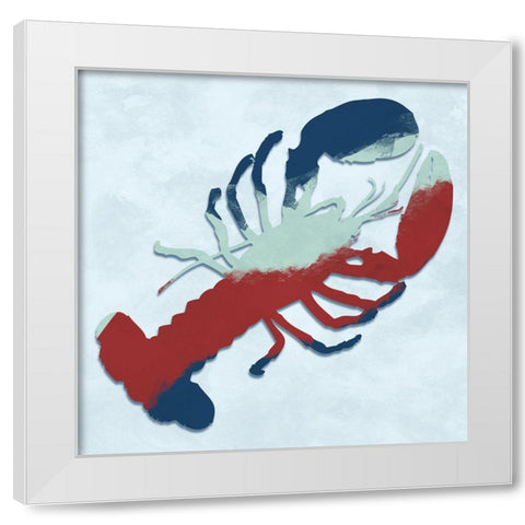 Crawling Sea Life White Modern Wood Framed Art Print by Prime, Marcus