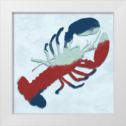 Crawling Sea Life White Modern Wood Framed Art Print by Prime, Marcus