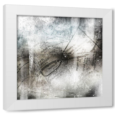 New York New York White Modern Wood Framed Art Print by Prime, Marcus