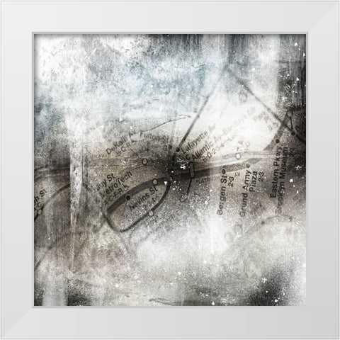 New York New York White Modern Wood Framed Art Print by Prime, Marcus