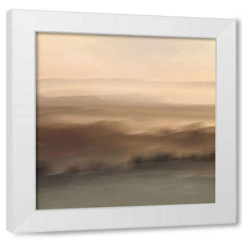 Distant Fields 1 White Modern Wood Framed Art Print by Prime, Marcus