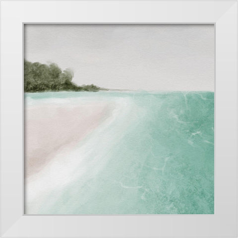 Ocean Dreaming White Modern Wood Framed Art Print by Prime, Marcus