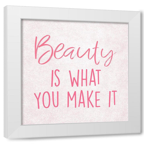 Making Beauty 2 White Modern Wood Framed Art Print by Prime, Marcus