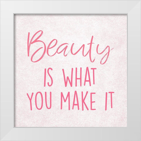 Making Beauty 2 White Modern Wood Framed Art Print by Prime, Marcus