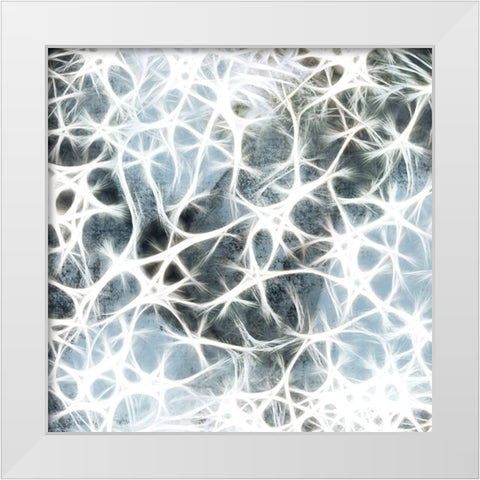 Energetic Thoughts 1 White Modern Wood Framed Art Print by Prime, Marcus