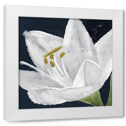 Lilly Energy White Modern Wood Framed Art Print by Prime, Marcus