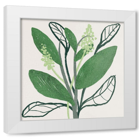 Fall Geometry 2 White Modern Wood Framed Art Print by Prime, Marcus