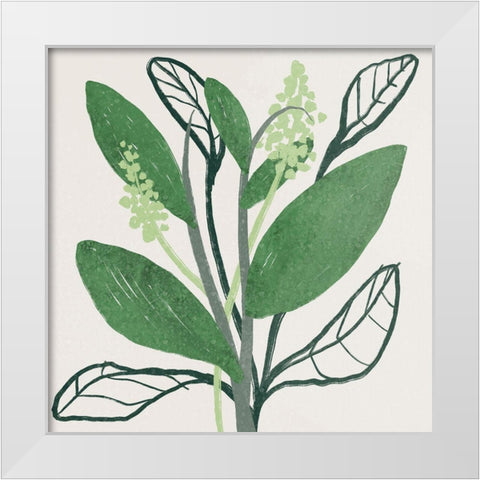 Fall Geometry 2 White Modern Wood Framed Art Print by Prime, Marcus