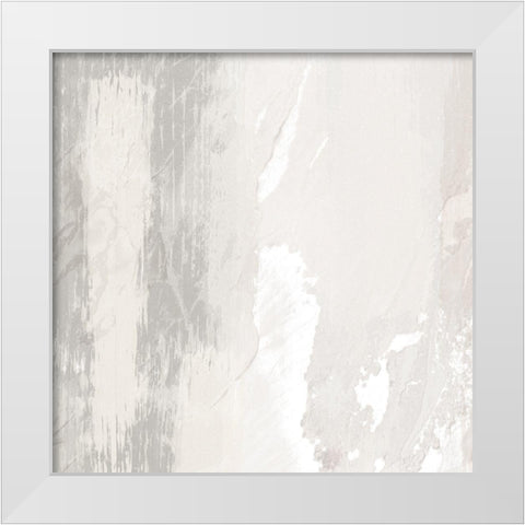 Sandy Visions Squared White Modern Wood Framed Art Print by Prime, Marcus