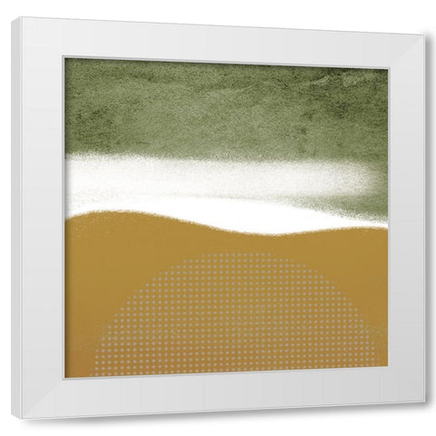 Spiritual Dimensionality 1 White Modern Wood Framed Art Print by Prime, Marcus