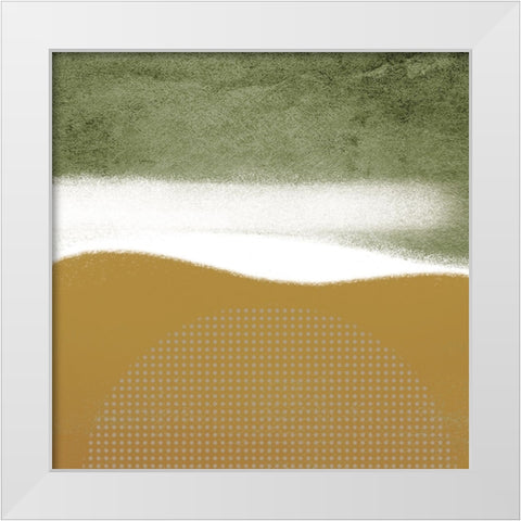Spiritual Dimensionality 1 White Modern Wood Framed Art Print by Prime, Marcus