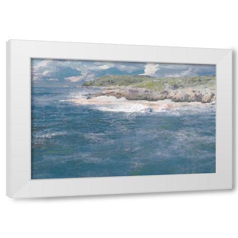 The Cape 2 White Modern Wood Framed Art Print by Miller, Savannah