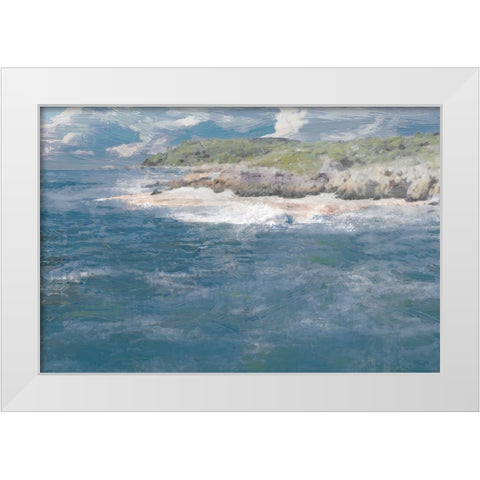 The Cape 2 White Modern Wood Framed Art Print by Miller, Savannah