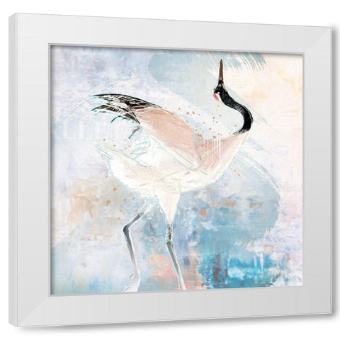 Sugar Plum Ballet 1 White Modern Wood Framed Art Print by Miller, Savannah