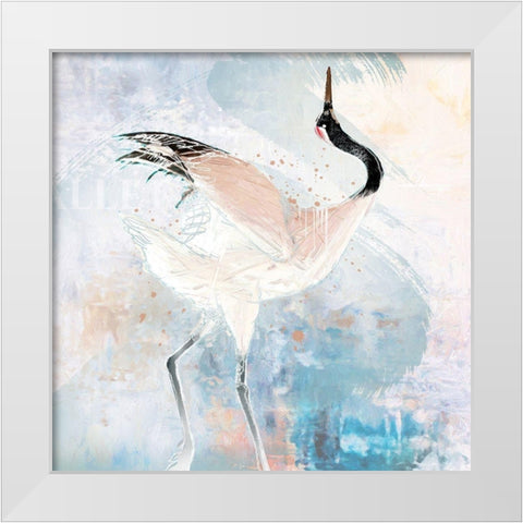 Sugar Plum Ballet 1 White Modern Wood Framed Art Print by Miller, Savannah