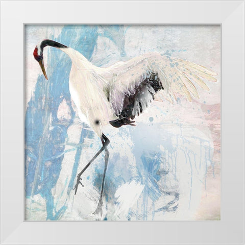Sugar Plum Ballet 2 White Modern Wood Framed Art Print by Miller, Savannah