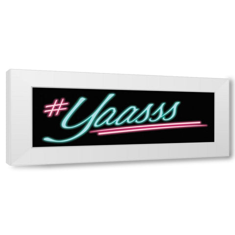 Yaass White Modern Wood Framed Art Print by Villa, Milli