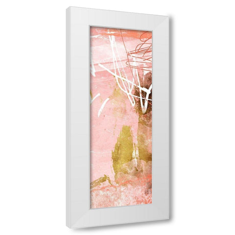 Blush Mess Mate White Modern Wood Framed Art Print by Villa, Mlli