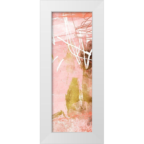 Blush Mess Mate White Modern Wood Framed Art Print by Villa, Mlli