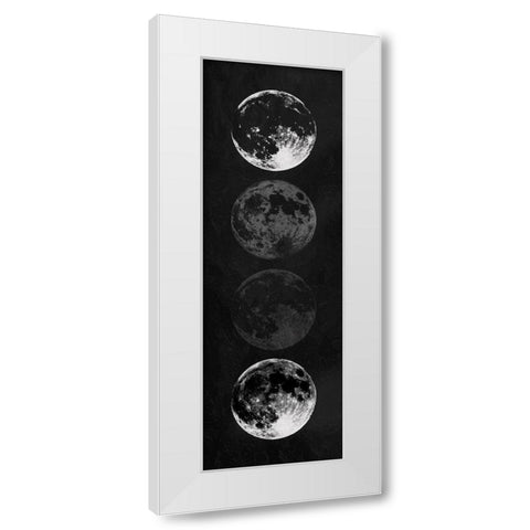 Moon Shade Reverse White Modern Wood Framed Art Print by Villa, Mlli