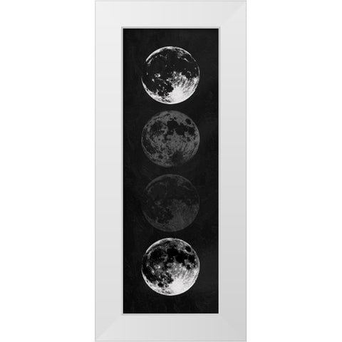 Moon Shade Reverse White Modern Wood Framed Art Print by Villa, Mlli