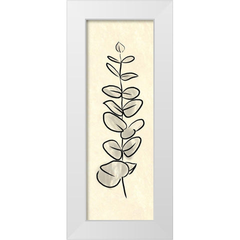 Simple Paper Flower 2 White Modern Wood Framed Art Print by Villa, Milli
