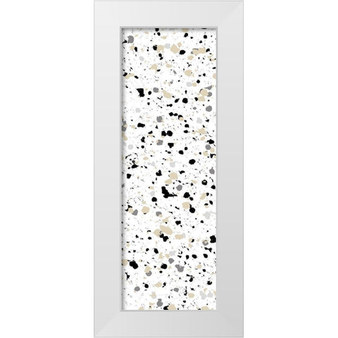 Steal Speckle 1 White Modern Wood Framed Art Print by Villa, Milli